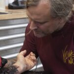 Will Halstead-Smith tattooing at Victims of Ink in South Yarra, Melbourne