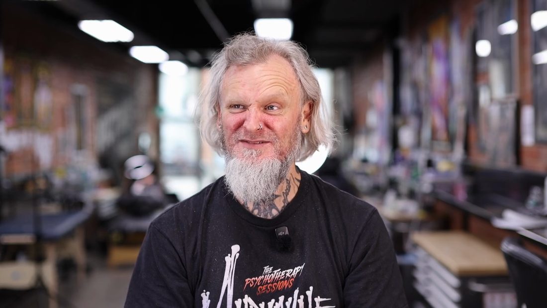 Will at Victims of Ink in South Yarra, Melbourne